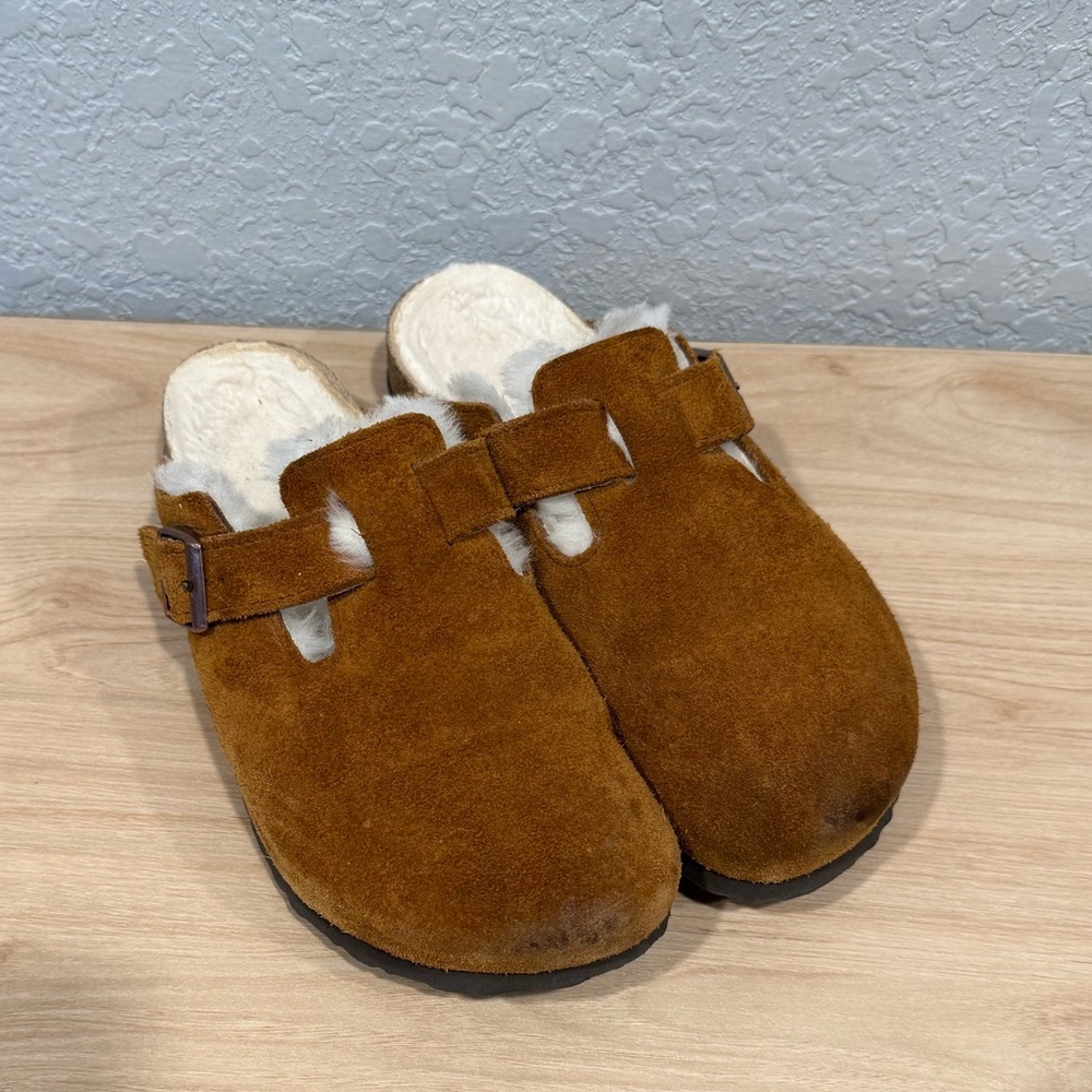 Birkenstock Boston Shearling Clogs